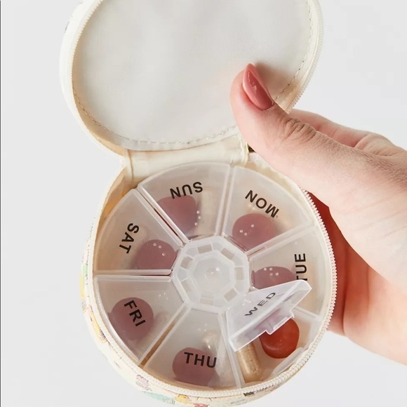 UO x Miamica Mushroom Print Daily Pill Case, NWT For Bundles Only - Picture 2 of 6